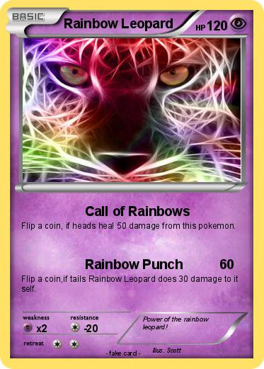Pokemon Rainbow Leopard