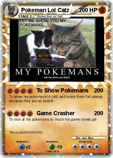 Pokemon Pokeman Lol Catz