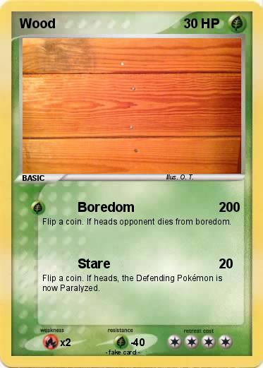 Pokemon Wood