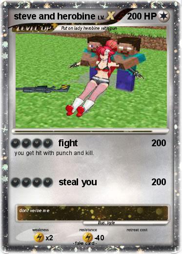 Pokemon steve and herobine