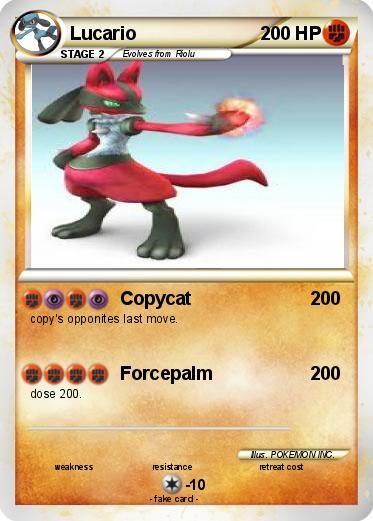 Pokemon Lucario