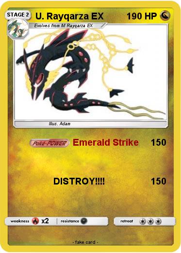 Pokemon U. Rayqarza EX
