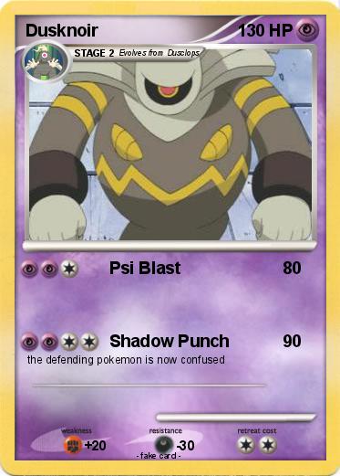 Pokemon Dusknoir