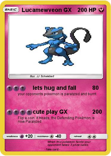 Pokemon Lucamewveon GX
