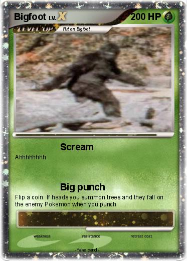 Pokemon Bigfoot