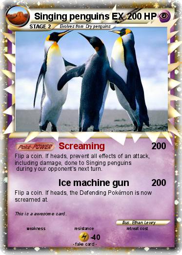 Pokemon Singing penguins EX