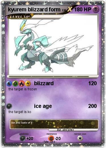 Pokemon kyurem blizzard form