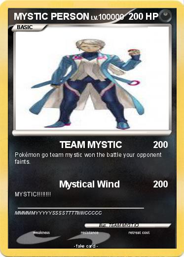 Pokemon MYSTIC PERSON