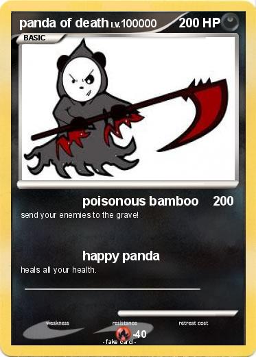 Pokemon panda of death