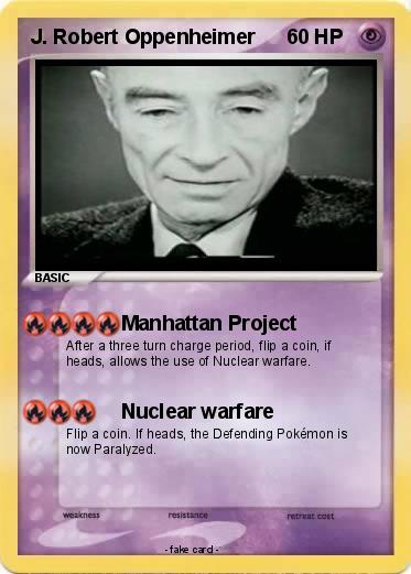 Pokemon J. Robert Oppenheimer