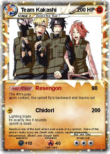 Pokemon Team Kakashi