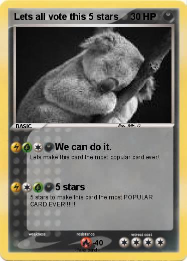 Pokemon Lets all vote this 5 stars