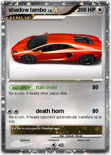 Pokemon shadow lambo