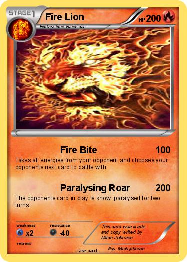 Pokemon Fire Lion
