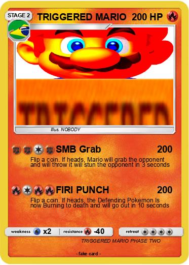 Pokemon TRIGGERED MARIO