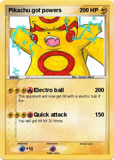 Pokemon Pikachu got powers