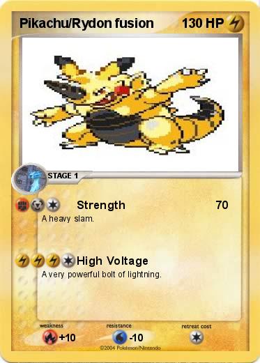 Pokemon Pikachu/Rydon fusion