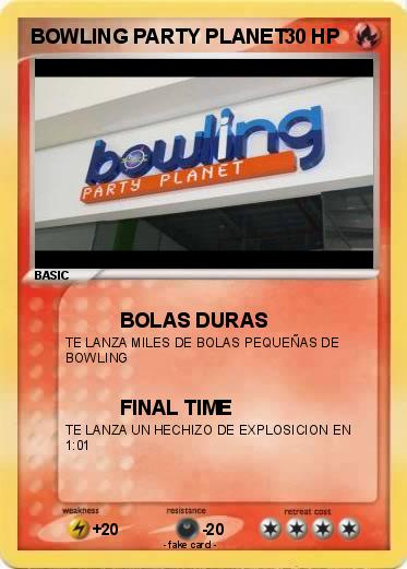 Pokemon BOWLING PARTY PLANET