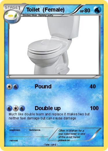 Pokemon Toilet  (Female)