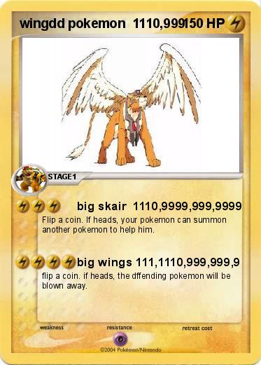 Pokemon wingdd pokemon  1110,999