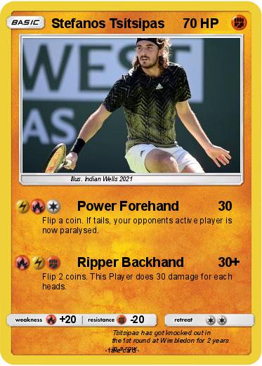 Pokemon Stefanos Tsitsipas