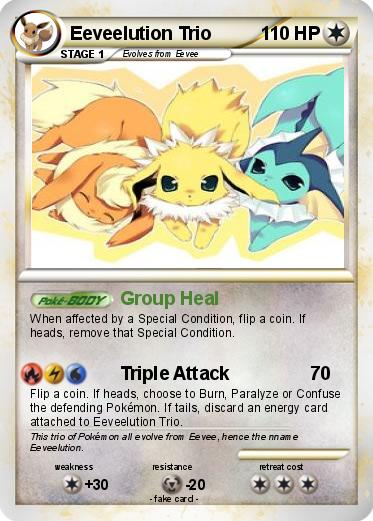 Pokemon Eeveelution Trio