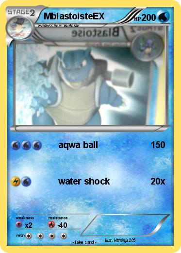 Pokemon MblastoisteEX