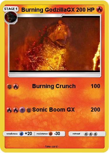 Pokemon Burning GodzillaGX