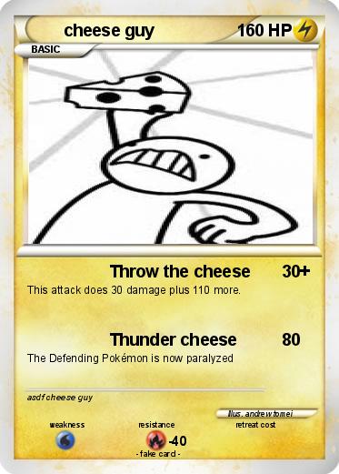 Pokemon cheese guy