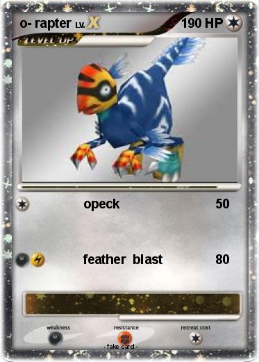 Pokemon o- rapter