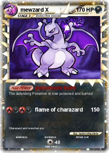 Pokemon mewzard X