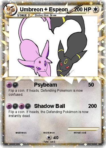 Pokemon Umbreon + Espeon