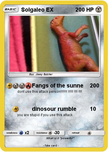 Pokemon Solgaleo EX
