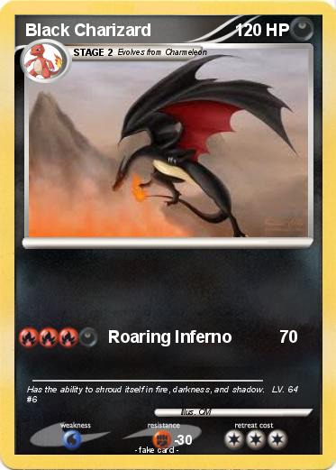 Pokemon Black Charizard