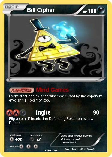 Pokemon Bill Cipher