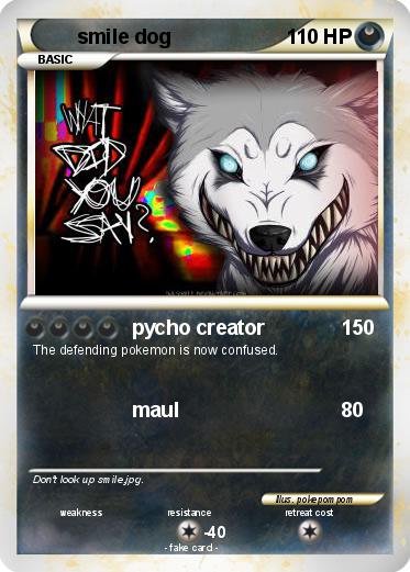 Pokemon smile dog