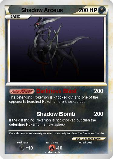 Pokemon Shadow Arceus
