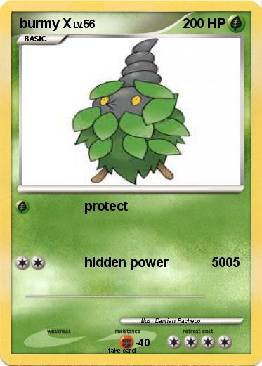 Pokemon burmy X