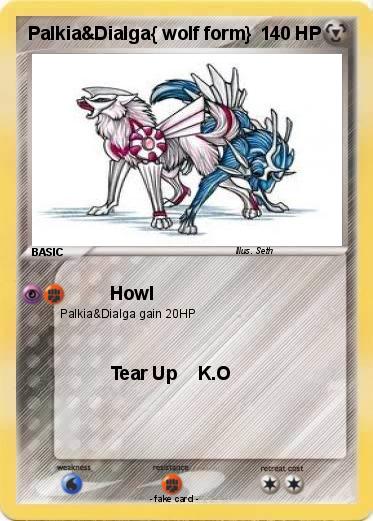 Pokemon Palkia&Dialga{ wolf form}