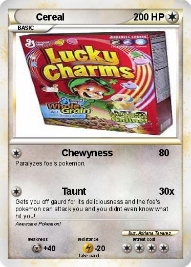 Pokemon Cereal
