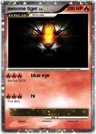 Pokemon awsome tiger