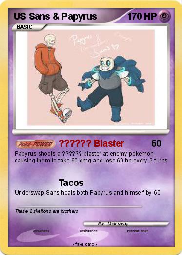 Pokemon US Sans & Papyrus