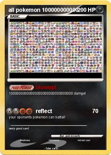 Pokemon all pokemon 100000000000