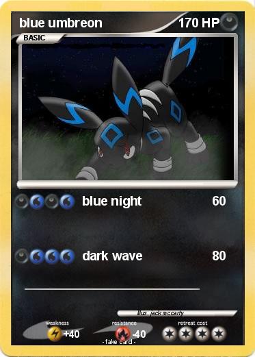 Pokemon blue umbreon