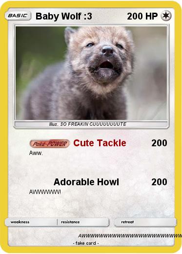 Pokemon Baby Wolf :3