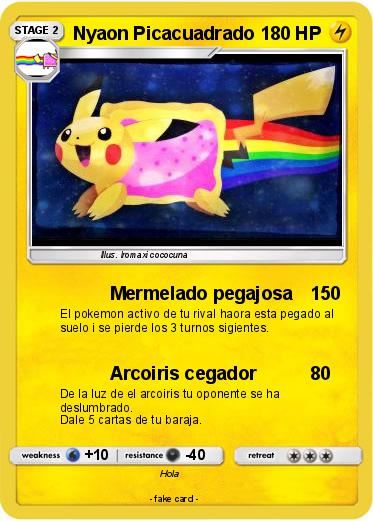Pokemon Nyaon Picacuadrado