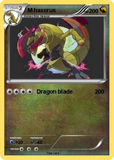 Pokemon M haxorus