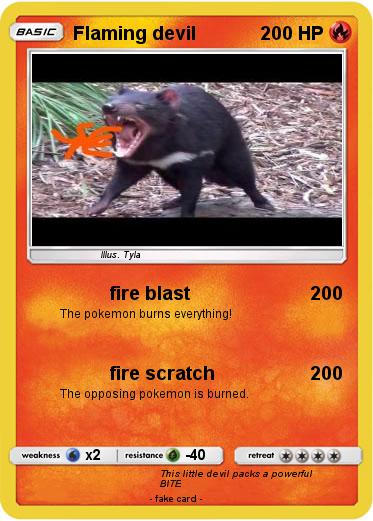 Pokemon Flaming devil