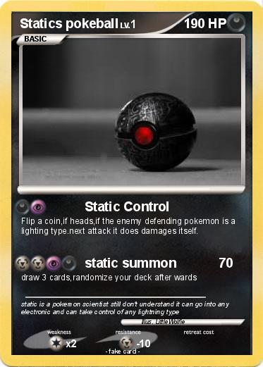 Pokemon Statics pokeball
