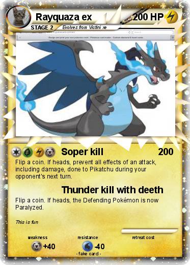 Pokemon Rayquaza ex